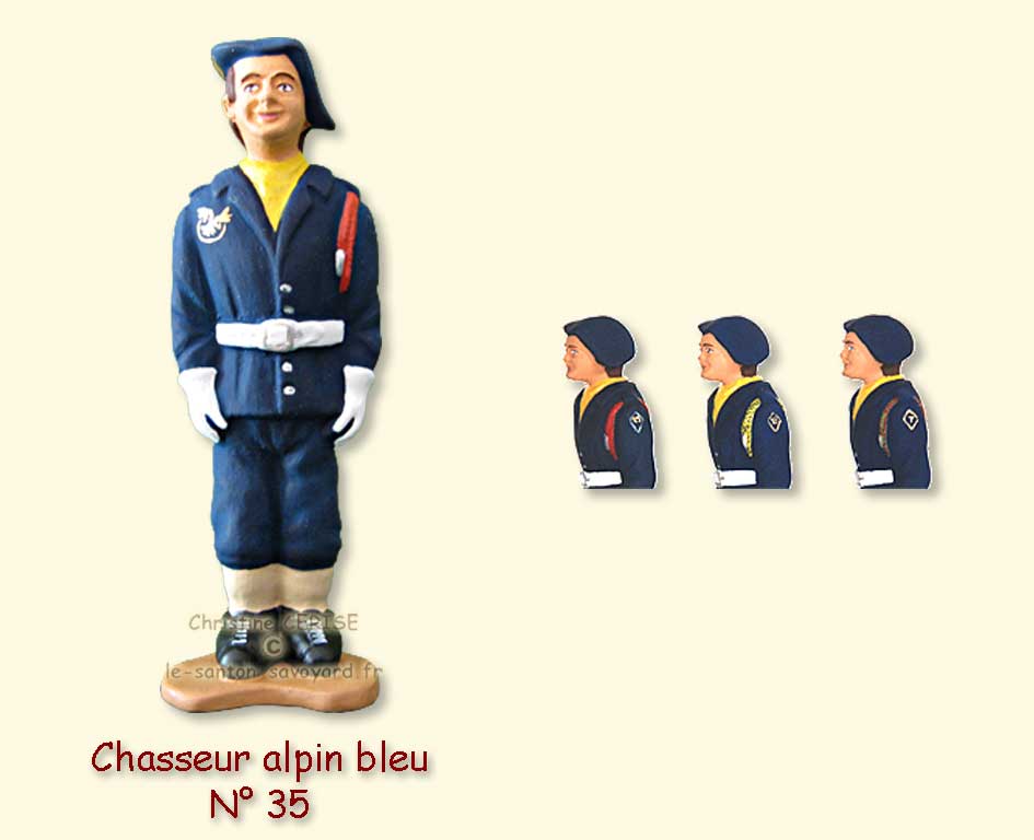 N°35 Chasseur alpin bleu